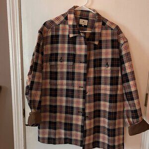 NEW TUCKERNUCK Platt Ranch Shacket XL NWT